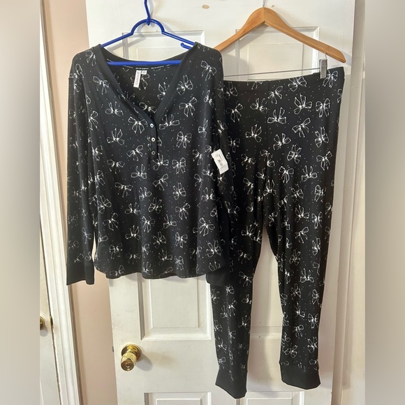 Women’s Secret Treasures Joyspun Waffle Pajama Set 2x - Picture 3 of 5